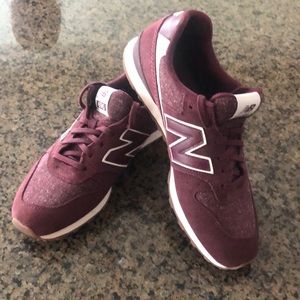 New Balance 696 classic running shoes.